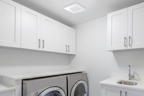 150CFM Bath Fan in laundry room